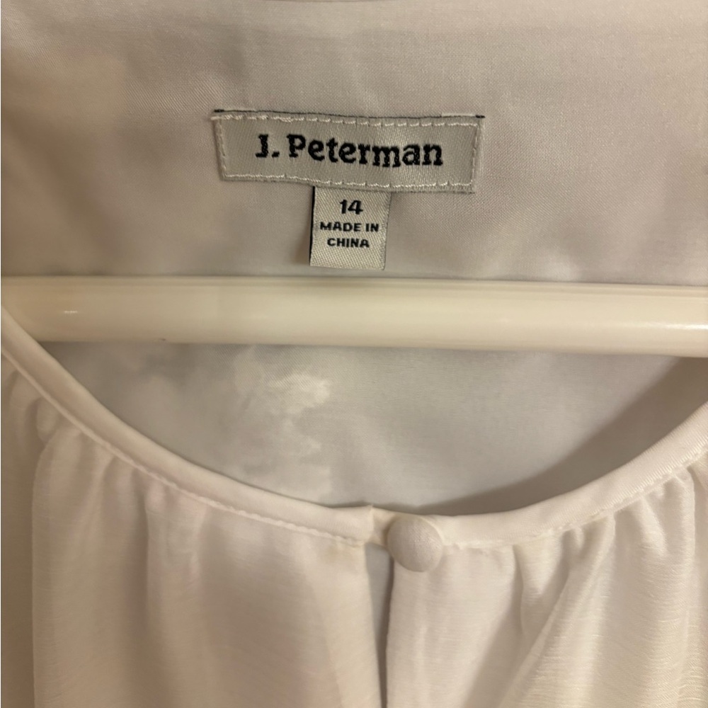 NWOT J.Peterman White Lace Dress - Picture 7 of 10
